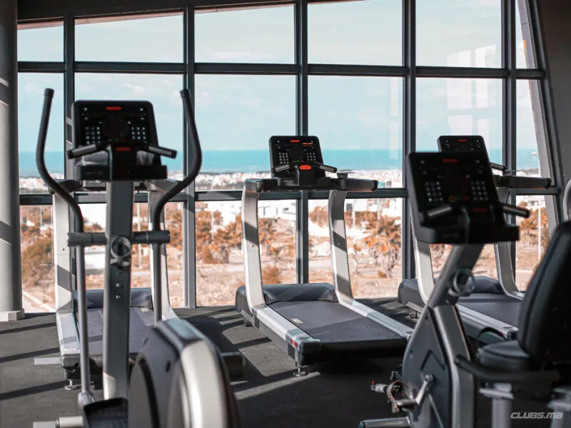 Plateau cardio face à la mer